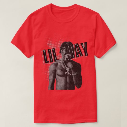Lil Tjay illustraties T-shirt (Design voorkant)
