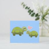 Lil Turtle Briefkaart (Staand voorkant)
