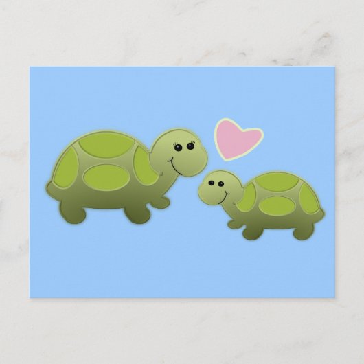 Lil Turtle Briefkaart (Voorkant)