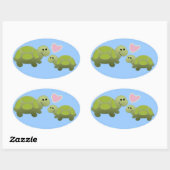 Lil Turtle Ovale Sticker (Vel)