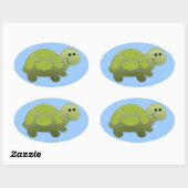 Lil Turtle Ovale Sticker (Vel)
