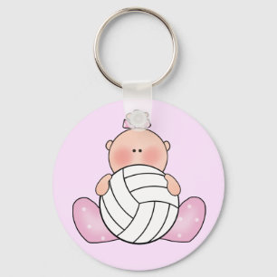 Lil Volleyball Girl Sleutelhanger