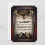 Lil Voodoo Doll Halloween Party Invitation Kaart (Achterkant)