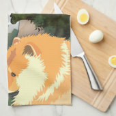 LIL WEATHER Chow - Keukenhanddoek (Quarter Fold)