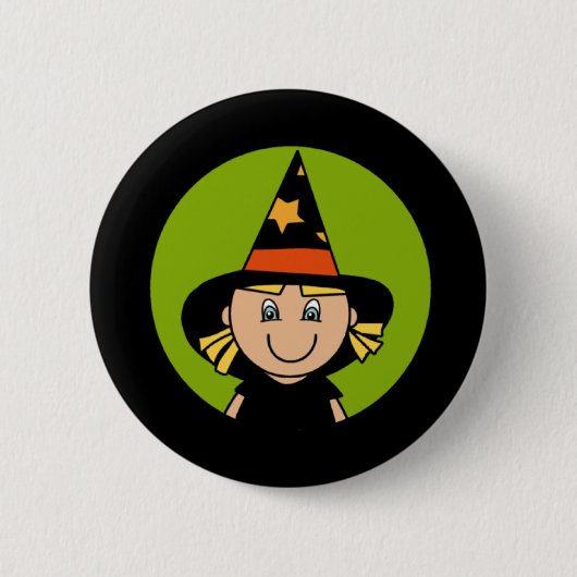 Lil' Witch Ronde Button 5,7 Cm (Voorkant)