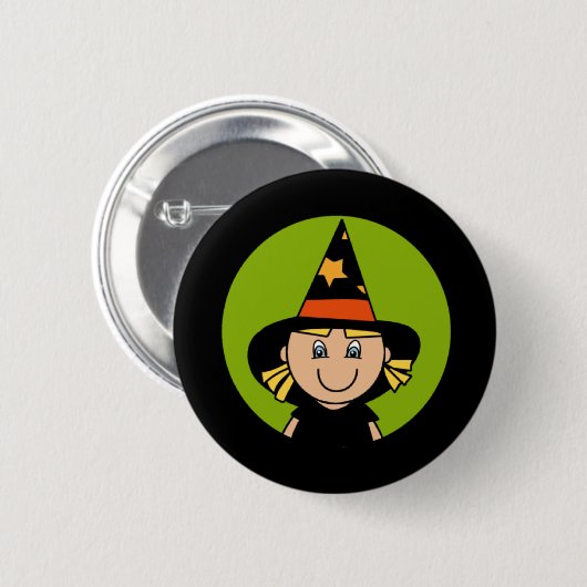 Lil' Witch Ronde Button 5,7 Cm (Voorkant /achterkant)
