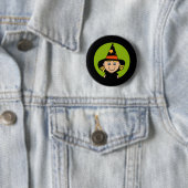 Lil' Witch Ronde Button 5,7 Cm (In situ)