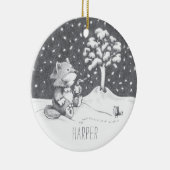 Lil Wolf Winter Ornament (Rechts)