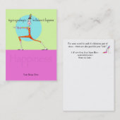 Lil' Yoga Vanity note of bladwijzer! Visitekaartje (Voorkant / Achterkant)