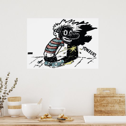 LIL YOWZERS POSTER (Keuken)