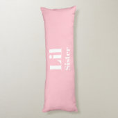 Lil Zuster Pink, wit meisje Lichaamskussen (Achterkant (Verticaal))