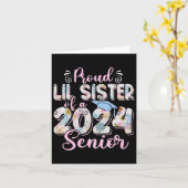 Lil Zuster van een CL van 2024 Senior Afstuderen 2 Kaart (Gele Bloem)