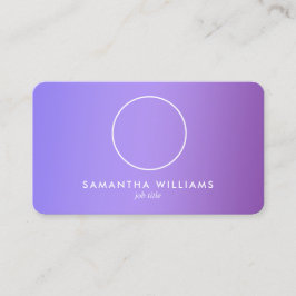 Lila aangepaste QR-foto Visitekaartje