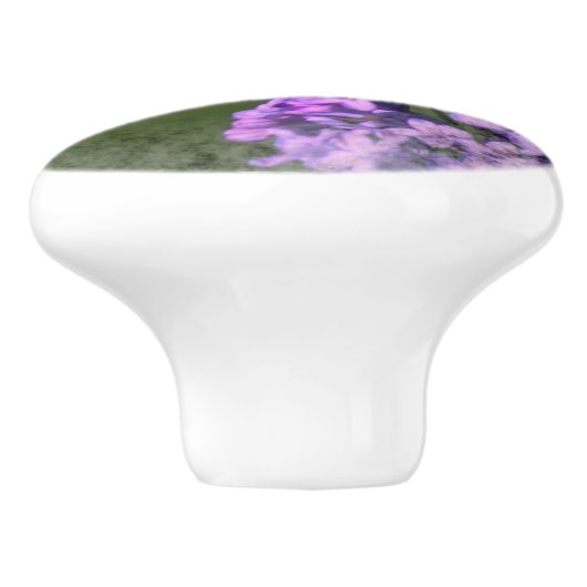 Lila aanjager keramische knop (Zijkant)