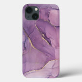 Lila abstract Hoesje-Mate iPhone Case (Achterkant)