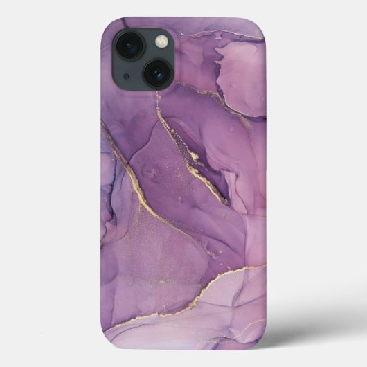 Lila abstract Hoesje-Mate iPhone Case (Achterkant)