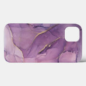 Lila abstract Hoesje-Mate iPhone Case (Achterkant (horizontaal))