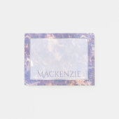 Lila Abstract | Paarse goudpenselen Post-it® Notes (Voorkant)