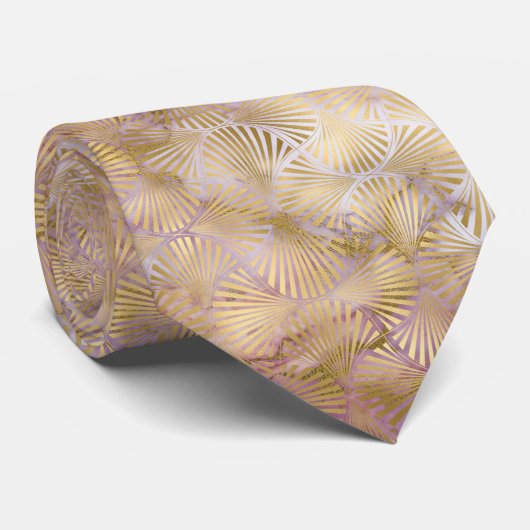  LILA ABSTRACT STROPDAS VOOR GROENEN (Opgerold)