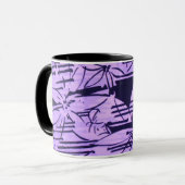 lila abstracte mok (Voorkant links)