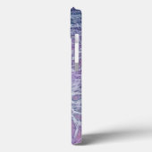 Lila acrylvezel Abstracte vloeisel Case-Mate iPhone Case (Achterkant / Links)