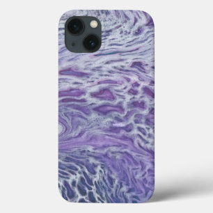 Lila acrylvezel Abstracte vloeisel Case-Mate iPhone Case