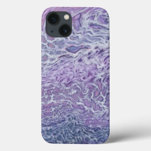 Lila acrylvezel Abstracte vloeisel Case-Mate iPhone Case (Achterkant)