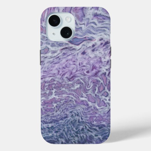 Lila acrylvezel Abstracte vloeisel Case-Mate iPhone Case (Achterkant)