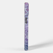 Lila acrylvezel Abstracte vloeisel Case-Mate iPhone Case (Achterkant / Rechts)