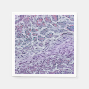 Lila acrylvezel Abstracte vloeisel Servet