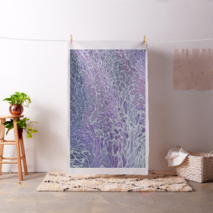 Lila acrylvezel Abstracte vloeisel Stof