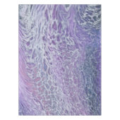 Lila acrylvezel Abstracte vloeisel Tafelkleed (Voorkant)