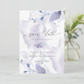 Lila afvoer Waterverf van peulvruchten Bewaar datu Kaart (Staand voorkant)