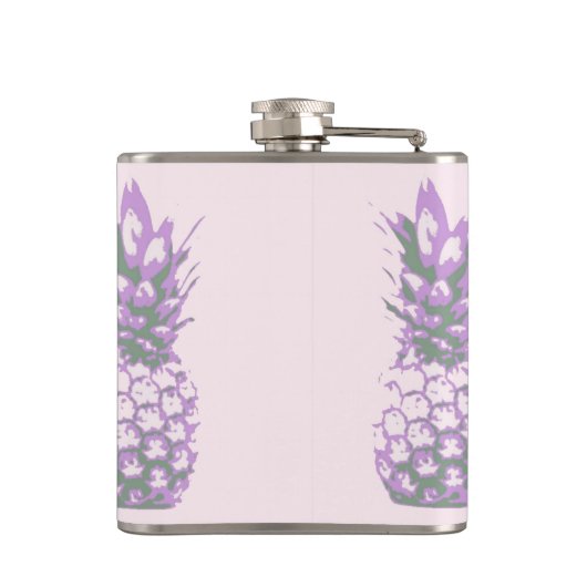 Lila anananas heupfles (Achterkant)