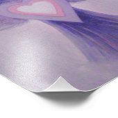 Lila Angel Foto Afdruk (Hoek)