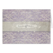 Lila  Antiek Lace Grey Cream Scrollwork (Voorkant Horizontaal)