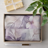 Lila Aquarel Bloemen 18b Decoupage Tissuepapier (Geschenk)