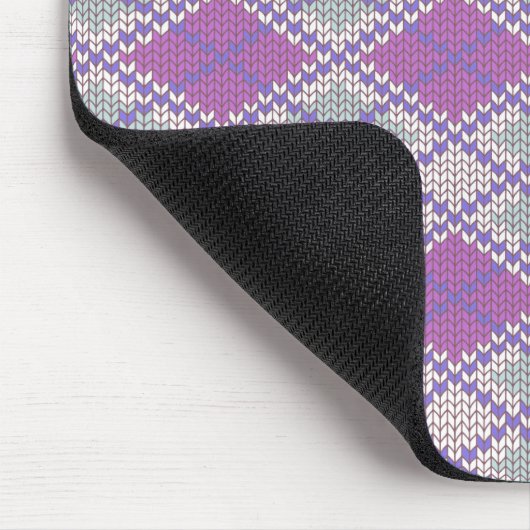 LILA ARGYLE GEBREIDE MUISMAT (Hoek)