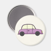Lila Auto Magneet (Voorkant / Achterkant)