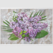 Lila Baby Ademboeket Decoupage tissuepapier (Voorkant)