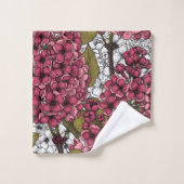 Lila Bad Handdoek (Wasdoekje)