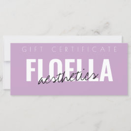 Lila Beauty Salon Aesthetics Cadeaubon