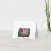 Lila bedankkaart (Achterkant)