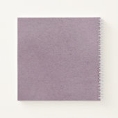 Lila Beste Bump Keepomwille Pregnancy Journal Notitieboek (Achterkant)