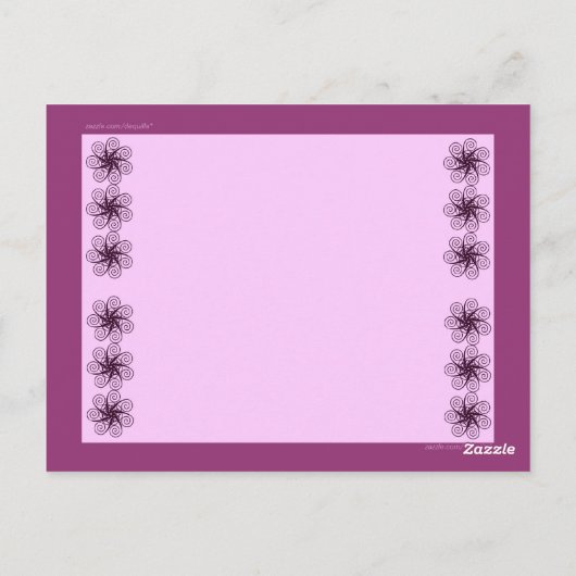 LILA BLADWIJZER BRIEFKAART (Achterkant)