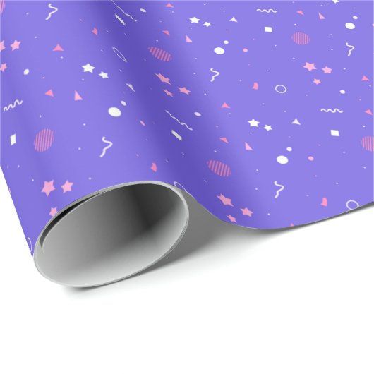 Lila Bliss Birthday Wrapping Paper Cadeaupapier (Rol Hoek)