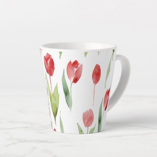 lila Bliss Coffee Cup Latte Mok (Rechterhoek)
