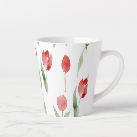 lila Bliss Coffee Cup Latte Mok (Rechts)