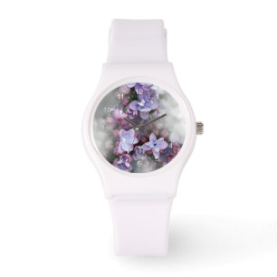 Lila bloei horloge