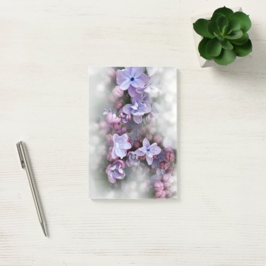 Lila bloei post-it® notes (Kantoor)